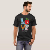 ラブ新学期かわいいハロー2年生先生S Tシャツ (正面フル)