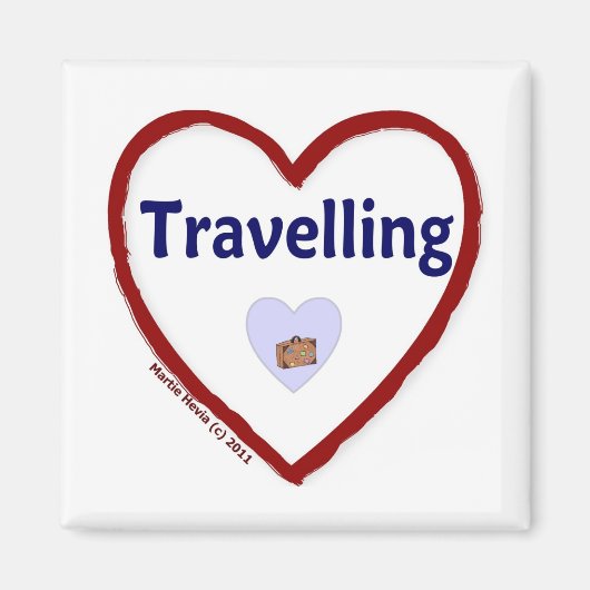 ラブ旅行 マグネット (正面)