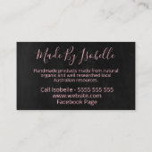 ラブ春の花 名刺 (裏面)