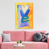 ラブ春ス絵画タックのプリント（中） キャンバスプリント (インサイチュ (リビング))