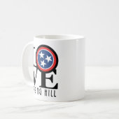 ラブ春ヒルテネシー11oz コーヒーマグカップ (正面左)