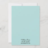 ラブ春夏海ビーチ先結婚式 招待状 (裏面)