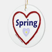 ラブ春 セラミックオーナメント (左)