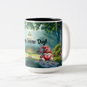 ラブ格言セラミック ツートーンマグカップ (正面右)