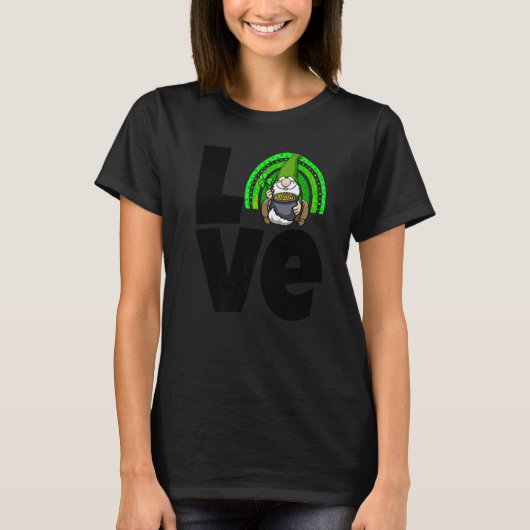 ラブ格言レインボーウーマンSt patricksラブ Tシャツ (正面)
