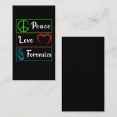 ラブ法医学DNA研究者 名刺 (正面/裏面)