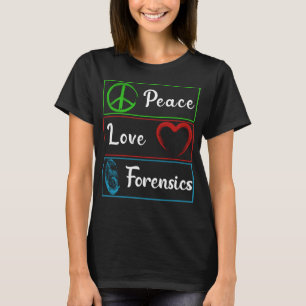 ラブ法医学DNA研究者 Tシャツ