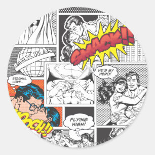 ラブ漫画スライド ラウンドシール