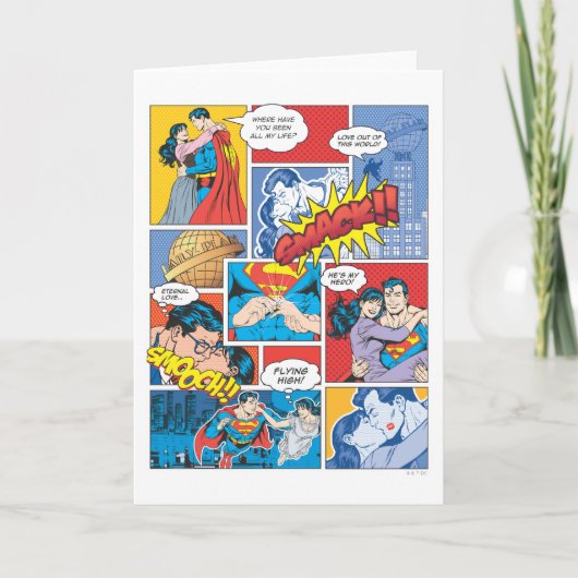 ラブ漫画スライド – 色 カード (正面)