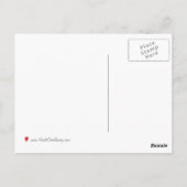 ラブ熱狂するはがき ポストカード (裏面)