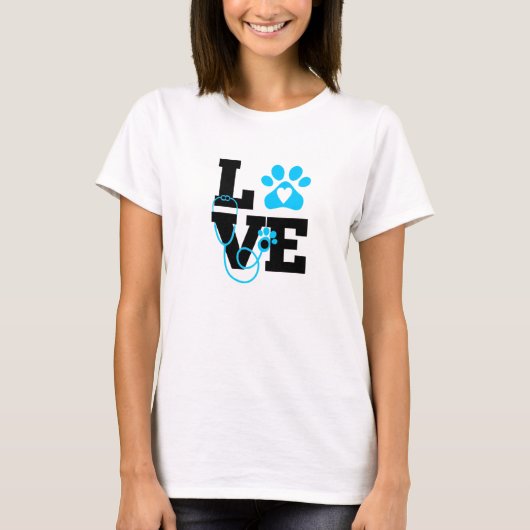 ラブ獣医Vet Tech Week先生Pri Tシャツ (正面)