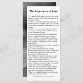 ラブ祈りの言葉カードの重要性 (正面/裏面)