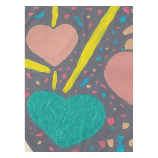 ラブ祝テーブルクロス テーブルクロス (正面)