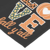 ラブ秋オールレオパード印刷秋感謝祭 ショートテーブルランナー (コーナー)