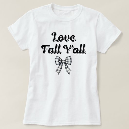 ラブ秋オール | 紅葉 | かわいい秋 Tシャツ (デザイン正面)