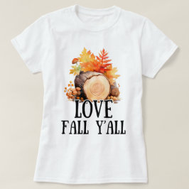 ラブ秋オール | 紅葉 | かわいい秋 Tシャツ