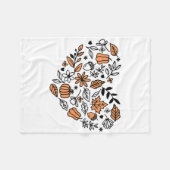 ラブ秋ヤールヒョウかぼちゃ秋シーズンWOME フリースブランケット (正面(横))