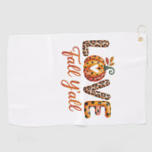 ラブ秋ヤール秋 ゴルフタオル (横)