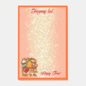 ラブ秋秋カスタマイズ文字と色 ポストイット (正面)