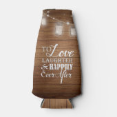 ラブ笑いバーンウッドメイソンジャー結婚式の引き出物 ボトルクーラー (正面)
