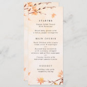 ラブ紅葉のメ結婚ニュー秋 メニュー (正面/裏面)