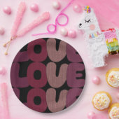 ラブ紙プレート ペーパープレート (パーティー)