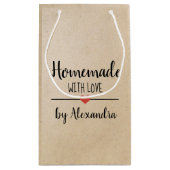 ラブ素朴クラフトスモール抱き枕 スモールペーパーバッグ (裏面)