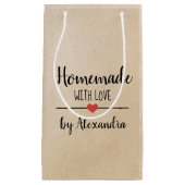 ラブ素朴クラフトスモール抱き枕 スモールペーパーバッグ (正面)