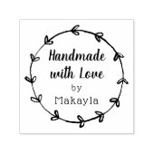 ラブ素朴ビジネスで手作りパーソナライズされたした セルフインキングスタンプ (デザイン)