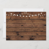 ラブ素朴ブライダルシャワーパーティー秋 招待状 (裏面)