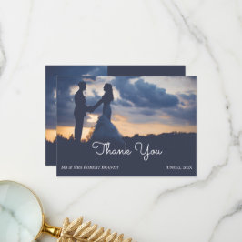 ラブ結婚リーの写真 サンキューカード