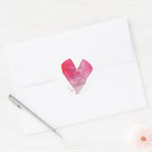 ラブ結婚式の引き出物ジャムジャムキャンドルを広げる ラウンドシール (封筒)