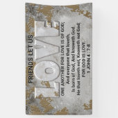 ラブ聖なる書物、 経典 横断幕 (縦)