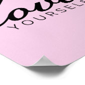 ラブ自分自身引用文オンハピネス ポスター (角)