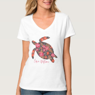ラブ自然カメ Tシャツ