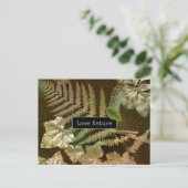 ラブ自然フェリーリーフプリント シーズンポストカード (スタンド正面)