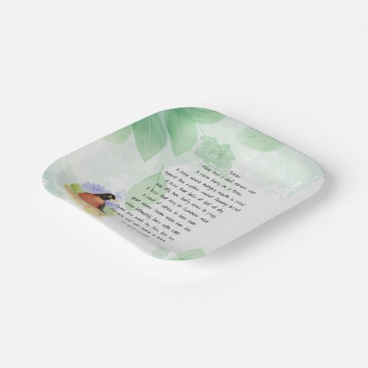 ラブ自然感動的の木キルマー ペーパープレート (傾斜あり)