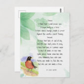 ラブ自然感動的の木キルマー ポストカード (正面/裏面)