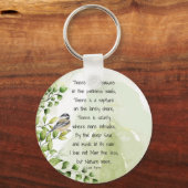 ラブ自然感動的引用文ロードバイロン キーホルダー (正面)