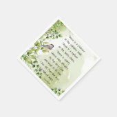 ラブ自然感動的引用文ロードバイロン スタンダードカクテルナプキン (角)