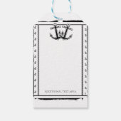 ラブ航海のいかりビーチ結婚式ブライダルシャワー ギフトタグ (裏面)