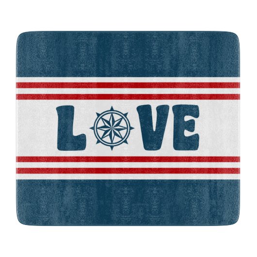 ラブ航海のデザイン カッティングボード (正面)