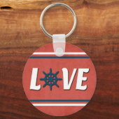 ラブ航海のデザイン キーホルダー (正面)