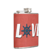 ラブ航海のデザイン フラスク (右)