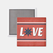 ラブ航海のデザイン マグネット (正面/裏面)