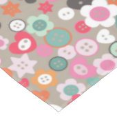 ラブ裁縫ボタンアッシュ テーブルクロス (アングル)