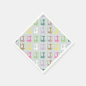 ラブ裁縫マシングレー スタンダードカクテルナプキン (角)