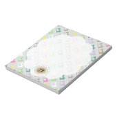 ラブ裁縫マシングレー ノートパッド (回転)