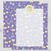 ラブ裁縫マシンパープル (正面/裏面)