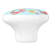 ラブ裁縫マシンブルー セラミックノブ (側面)